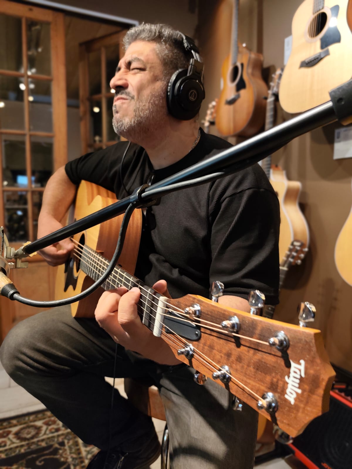 Juan Manuel Di Biasi in the studio